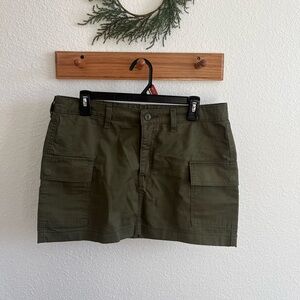 Levi's Olive Mini Skirt